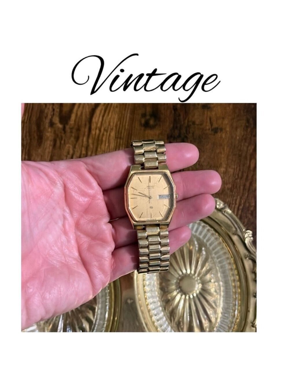 Vintage Seiko Watch Unisex Mens Womens